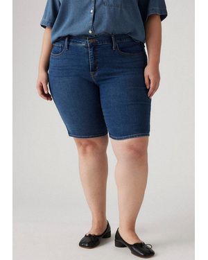 Levi's Shorts Pl Shaping Bermuda Da Sommerhose Im Five-Pocket Style - Blau