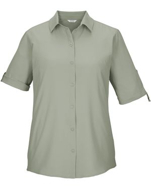 Killtec Funktionshemd KOS 85 WMN WVN SHRT Schnelltrocknende Bluse - Grün