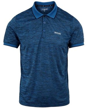 Regatta Poloshirt Remex Ii Mit Markenlogo Auf Dem Ärmel - Blau