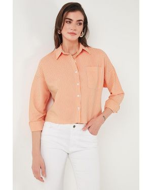 LELA Longbluse Regular Fit (1-tlg) - Weiß