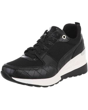 Ital-Design Stylischer Sneaker Mit Komfort Für Damen Im Alltag Sneaker (91512487) Keilabsatz/Wedge Sneakers Low - Schwarz