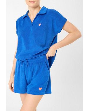 Codello Shorts Mit Stickerei - Blau