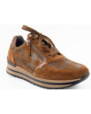 Gabor Comfort Reißverschluss Sneaker - Braun