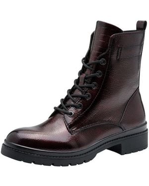 Tamaris Removable Sock, Rem.Sock/Touchi Mit Absatz Schnürstiefelette Removable Sock - Schwarz