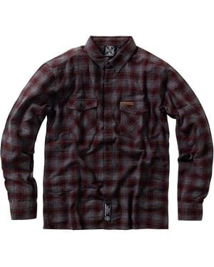 West Coast Choppers Langarmhemd Rigid Flannel - Schwarz