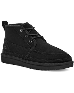 UGG M Neumel Moc Schnürboots Winterboots Mit Ziernähten Und Seitlicher Logoprägung - Schwarz