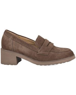 Gabor 4007.01.005, Slipper & Mokassin, Damen Slipper - Braun