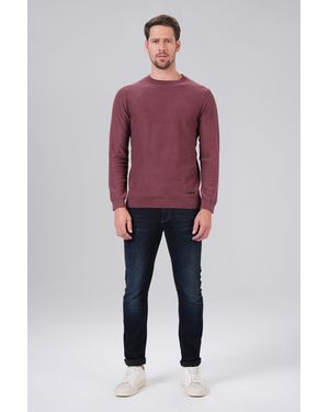 Miracle of Denim Strickpullover Pullover Men - Rot