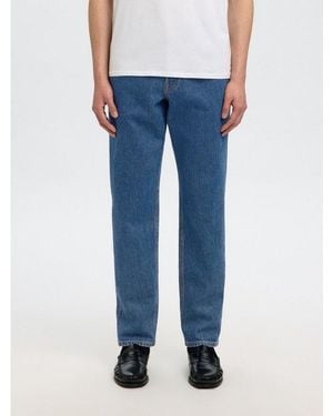SELECTED 5-Pocket-Jeans Slh190-Reg Tapered Ben Kori Jeans Noos - Blau