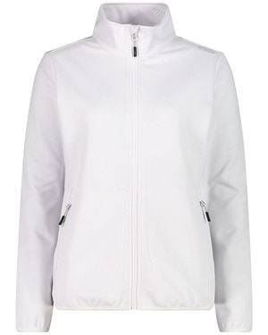 CMP Fleecejacke Woman Jacket mit Wabenstruktur - Weiß