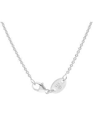 GIORGIO MARTELLO MILANO Silberkette Im Stil Einer Ankerkette, Silber 925 - Schwarz