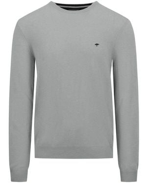Fynch-Hatton Wollpullover aus Merino-Cashmere - Grau