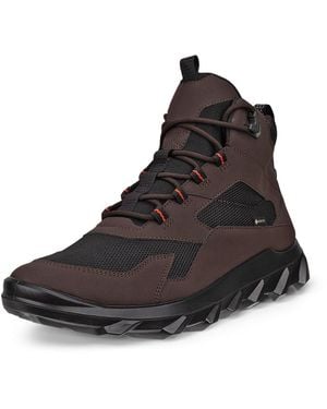 Ecco Mx M Schnürboots Outdoorschuh, Wanderschuh, Winterboots Mit Gore-Tex - Schwarz