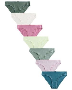 Next Brasilslip Slips Aus 100 Baumwolle, Brazilian, 7Er-Pack (7-St) - Blau