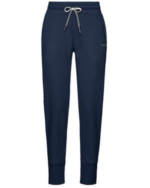 Head Sporthose Tennishose Pant Club Rosie Lang Dunkelblau/Gelb Damen