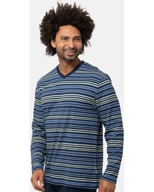 Ammann Pyjamaoberteil Organic Cotton - Blau