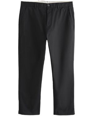 Next Hose Straight Fit Chinohose mit Stretch und Baumwolle (1-tlg) - Schwarz