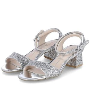 Buffalo Riemchensandalen 1650004 Damen Synthetik Sandalette - Schwarz