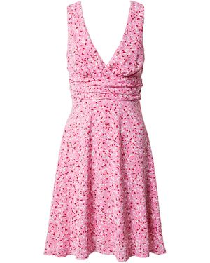 Sisters Point Sommerkleid GABBI (1-tlg) Drapiert/gerafft - Pink