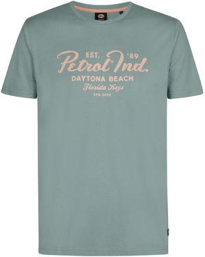 Petrol Industries T-Shirt Tropicside - Grün