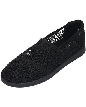 TOMS Alpargata Plus Espadrille Moroccan - Schwarz