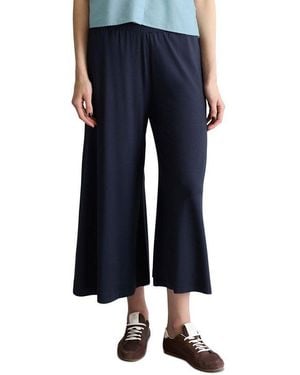 Marc O' Polo Culotte Weite Jerseyhose Aus Lenzing Ecovero - Blau