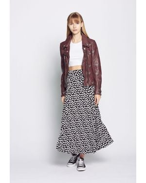 Maze Lederjacke Vegas - Lila