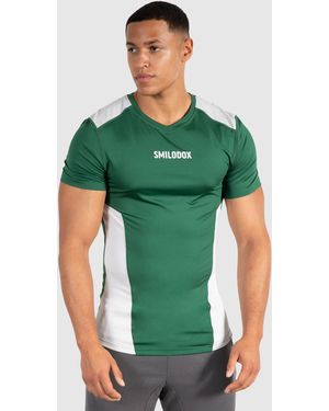 Smilodox T-Shirt Maison Mesh - Grün