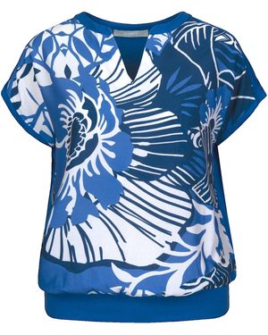 Bianca Print-Shirt EMMY mit coolem Frontmotiv in 'Blautönen'