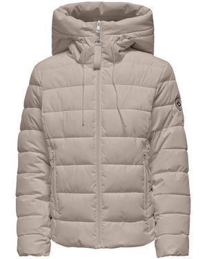 ONLY Steppjacke Onldoyle Puffer Jacket Cc Otw Kunstfaser - Grau
