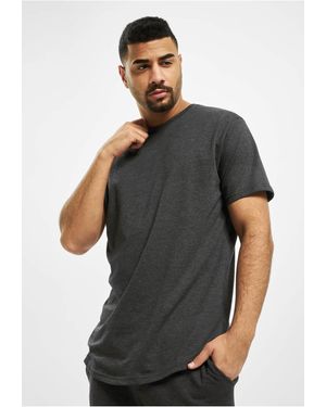 DEF Kurzarmshirt Dedication T-Shirt (1-tlg) - Grau