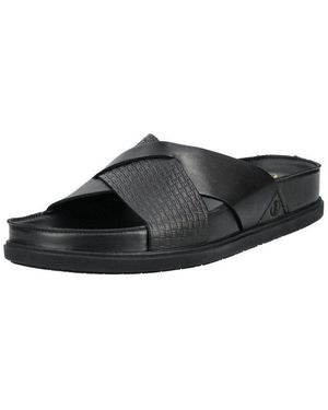 Clarks Pantoletten Leder Pantolette - Schwarz