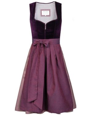 Edelnice Dirndl Viola Samt - Lila