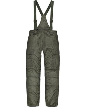 normani Thermohose Herren Thermohose Aoraki Winterhose Gefütterte Skihose Outdoorhose Mit Abnehmbaren Hosenträgern - Schwarz