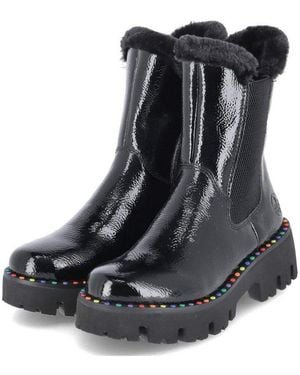Rieker Winterstiefeletten Y3350-00 Damen Synthetik Winterstiefel - Schwarz