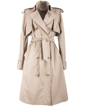 Rua & Rua & RUA Trenchcoat aus Baumwolle Gabardine - Natur