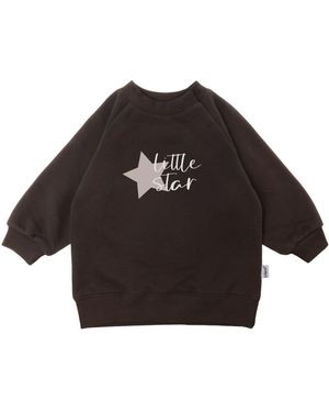 Liliput Sweatshirt little star in niedlichem Design - Schwarz