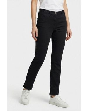 KjBRAND 5-Pocket-Hose Fanni Frame Mit Taschen - Schwarz