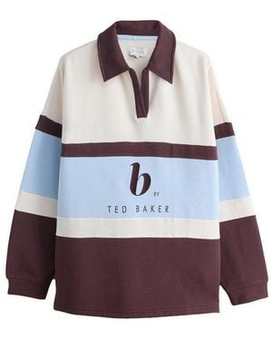 Ted Baker Rugbyshirt Baker By Ted Baker Rugby-Shirt Aus Modalgemisch (1-Tlg) - Weiß
