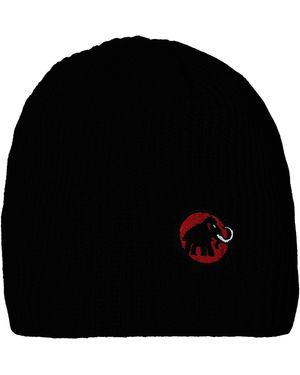Mammut Strickmütze Sublime Beanie mit aufgesticktem - Schwarz