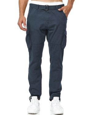 INDICODE Cargohose INWilliam - Blau