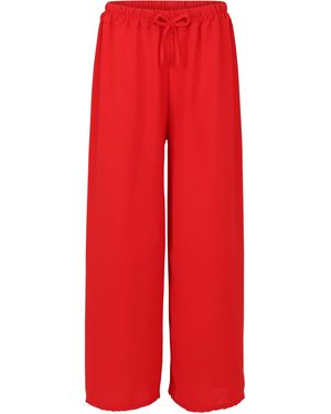 malito more than fashion Palazzohose 2306 lockere Animal Print Sommerhose - Rot
