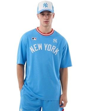 KTZ T-Shirt T-Shirt Mlb Arch New York Yankees - Blau