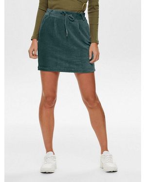 ONLY Cordrock Onlpoptrash Corderoy Skirt Pnt - Grün
