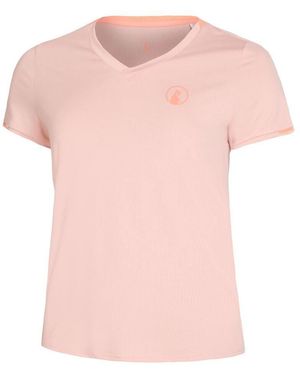 Quiet Please T-Shirt Crossroad Retriever V-Neck Tee - Pink
