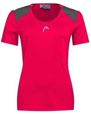 Head Tennisshirt Club Tech (Moisture Transfer Microfiber Technologie) magenta - Pink
