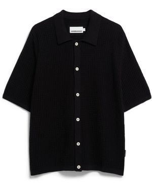 ARMEDANGELS Strickjacke aus Bio-Baumwolle (1-tlg) - Schwarz