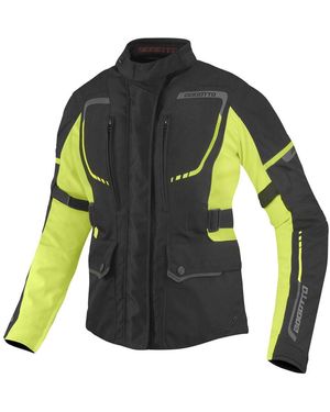 Bogotto Motorradjacke Azury 2in1 wasserdichte Motorrad Textiljacke herausnehmbares Innenfutter,wasserdicht - Grün