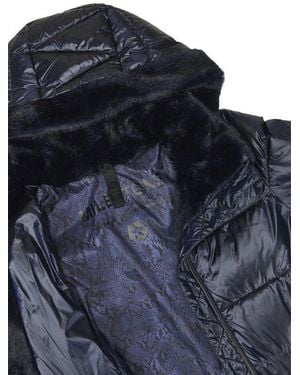 Milestone Steppmantel Mslouise Damen Steppjacke Lang Mantel Gesteppt Normale Passform - Blau