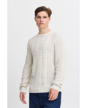 Blend Strickpullover BHPullover - Weiß
